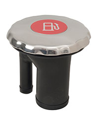 Sealed Ratcheting Cap Fills with Pressure Relief and Color Coded Metallic Insert - Straight Neck